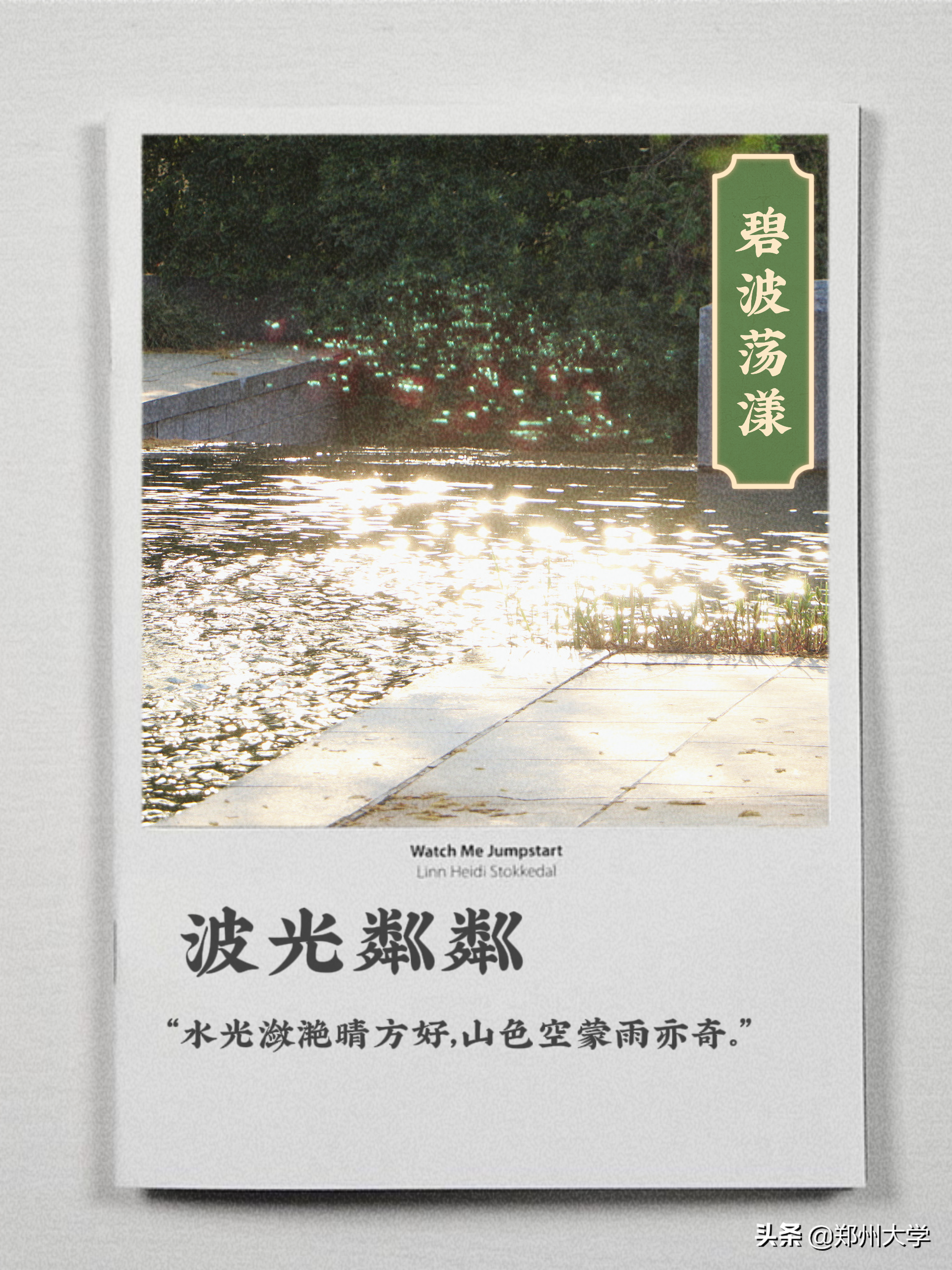 翻开郑大春日书单，一起看看春日的郑大吧！