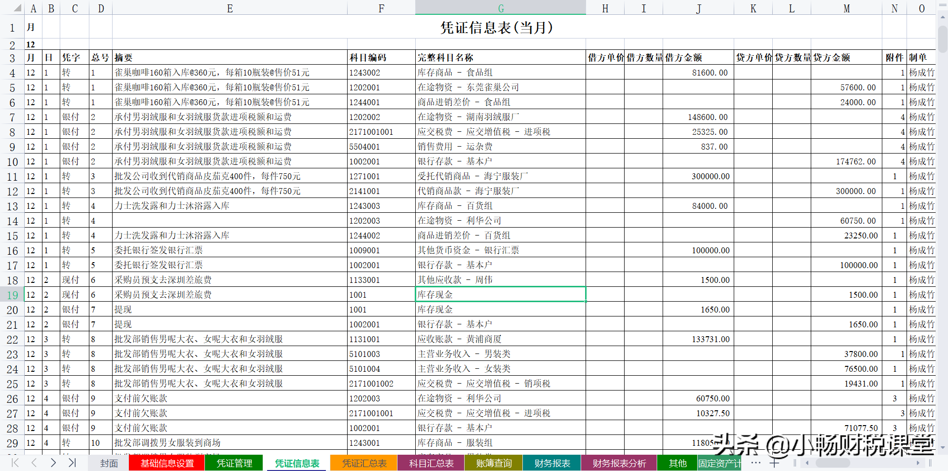 10年前的Excel财务做账系统，虽然功能都有，但没有再用它的兴趣