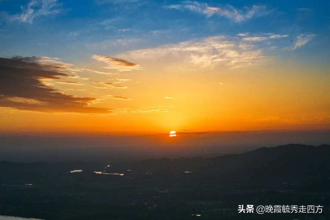 坠落无人机加冬日独自露宿，得木兰山绝美的日出日落，不后悔