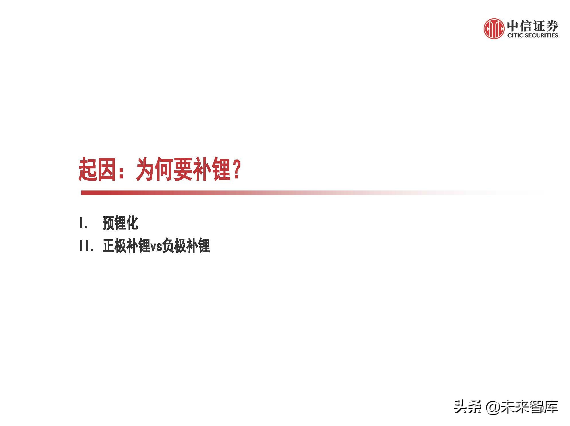 新能源汽车锂电池行业专题研究：预锂化与补锂添加剂