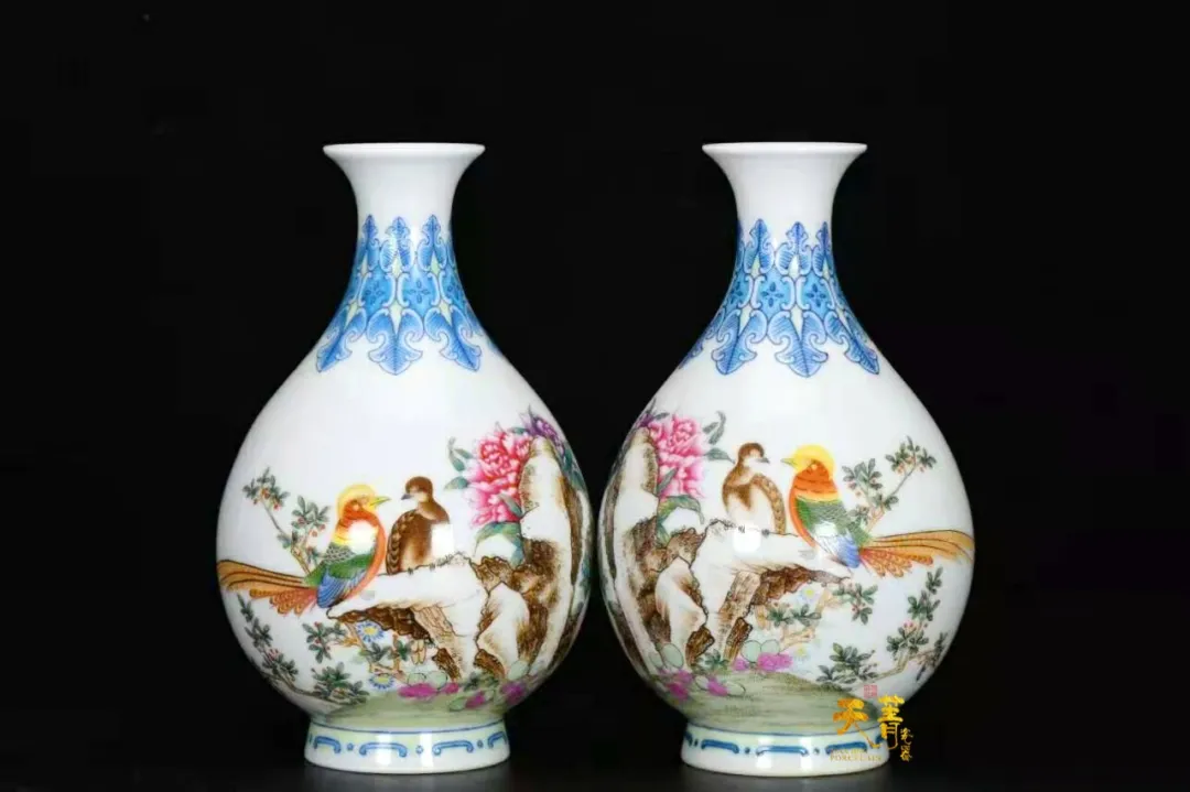 天菁瓷器江南平,官窑粉彩承高雅,精绘人物展妙趣