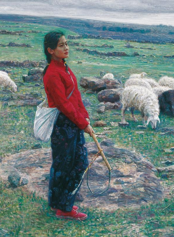 吴静涵笔下的少女，如此清纯