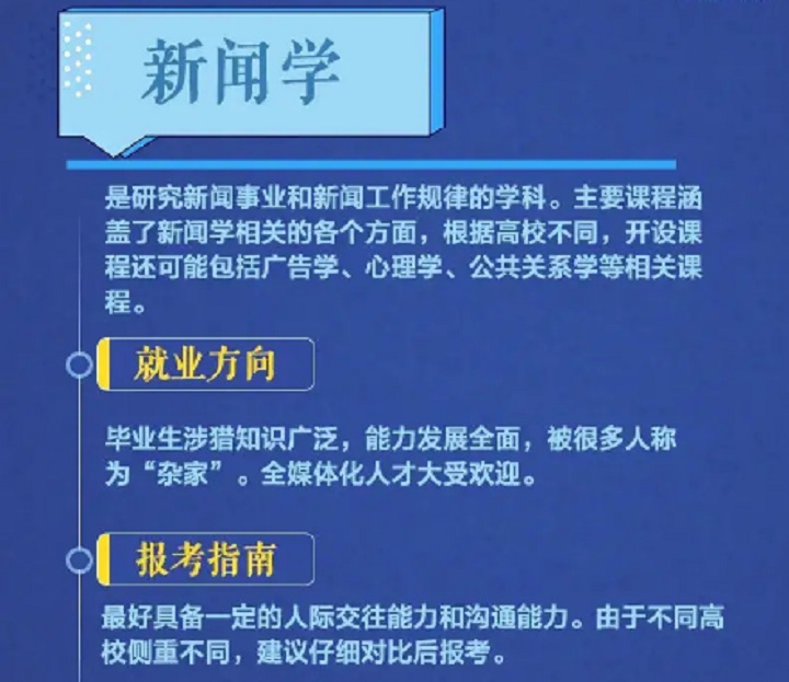 帮高考考生报志愿，人民日报公布18个热门专业介绍与报考指南