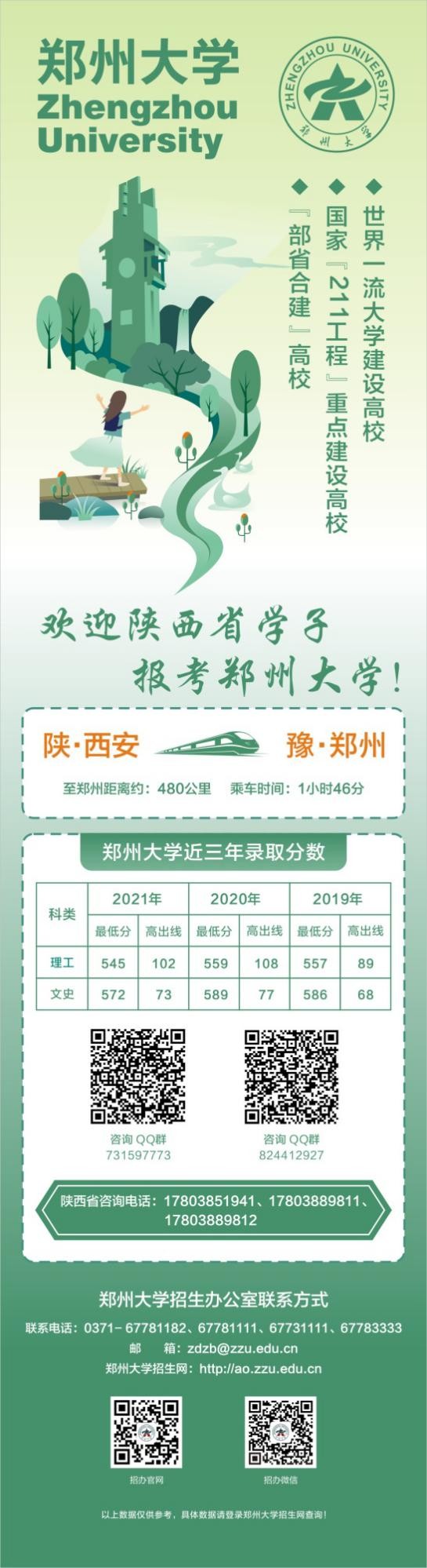 收藏！郑州大学各省近3年高考录取分数汇总，考生、家长关注！