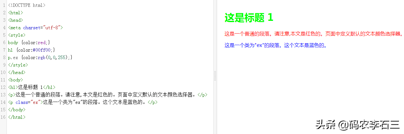 前端入門——css字體和文本