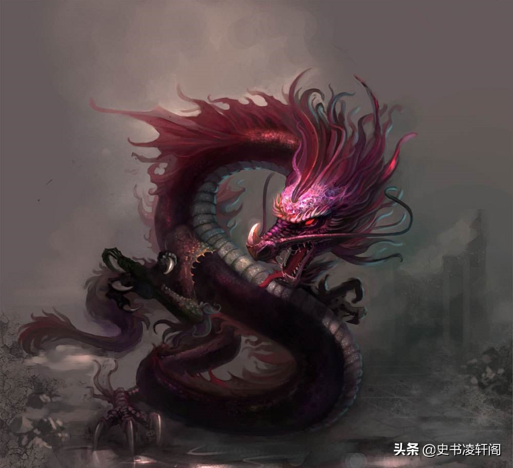 3,火龙——赤龙有赤龙见于龙王峪,长十数丈,光如火,盘旋而上,天鼓随鸣