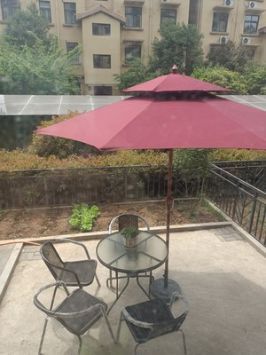 你们要的户外遮阳伞搭配攻略，这样搭户外家具，高颜值又实用