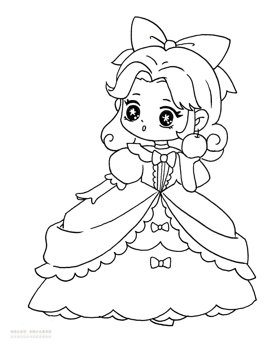 儿童画教程|春季国际动漫课程《趣绘迪士尼公主》