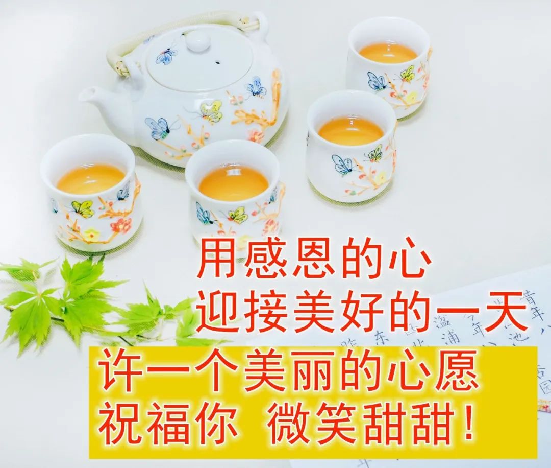 快乐开心早上好祝福图片 美好祝福早安问候图片