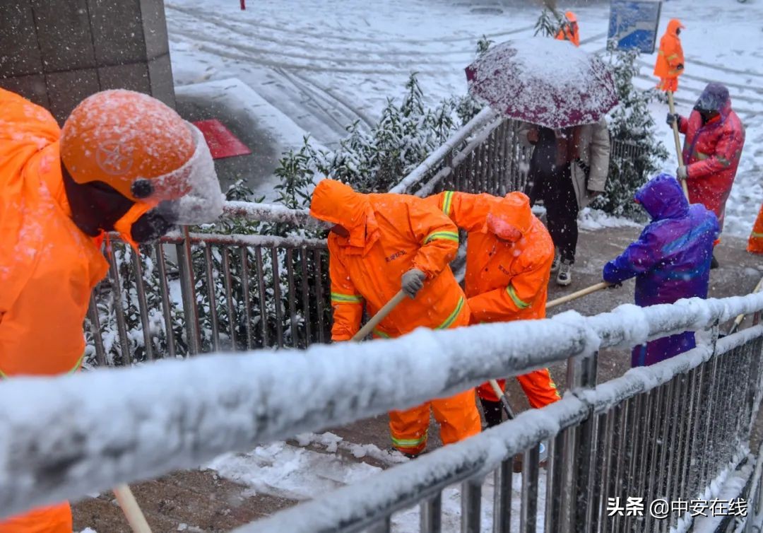 芜湖这场雪 下得太认真