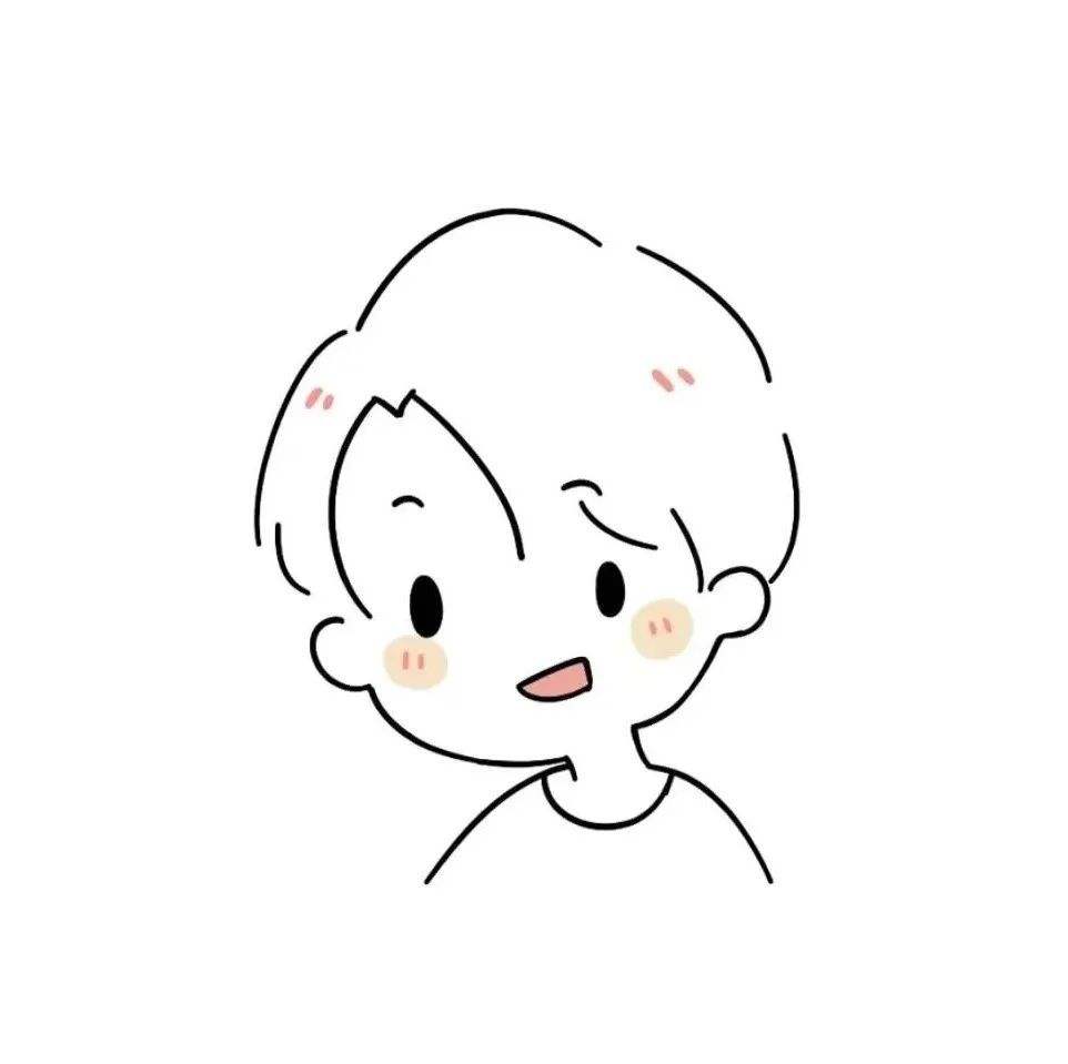 阔爱的男生简笔画头像