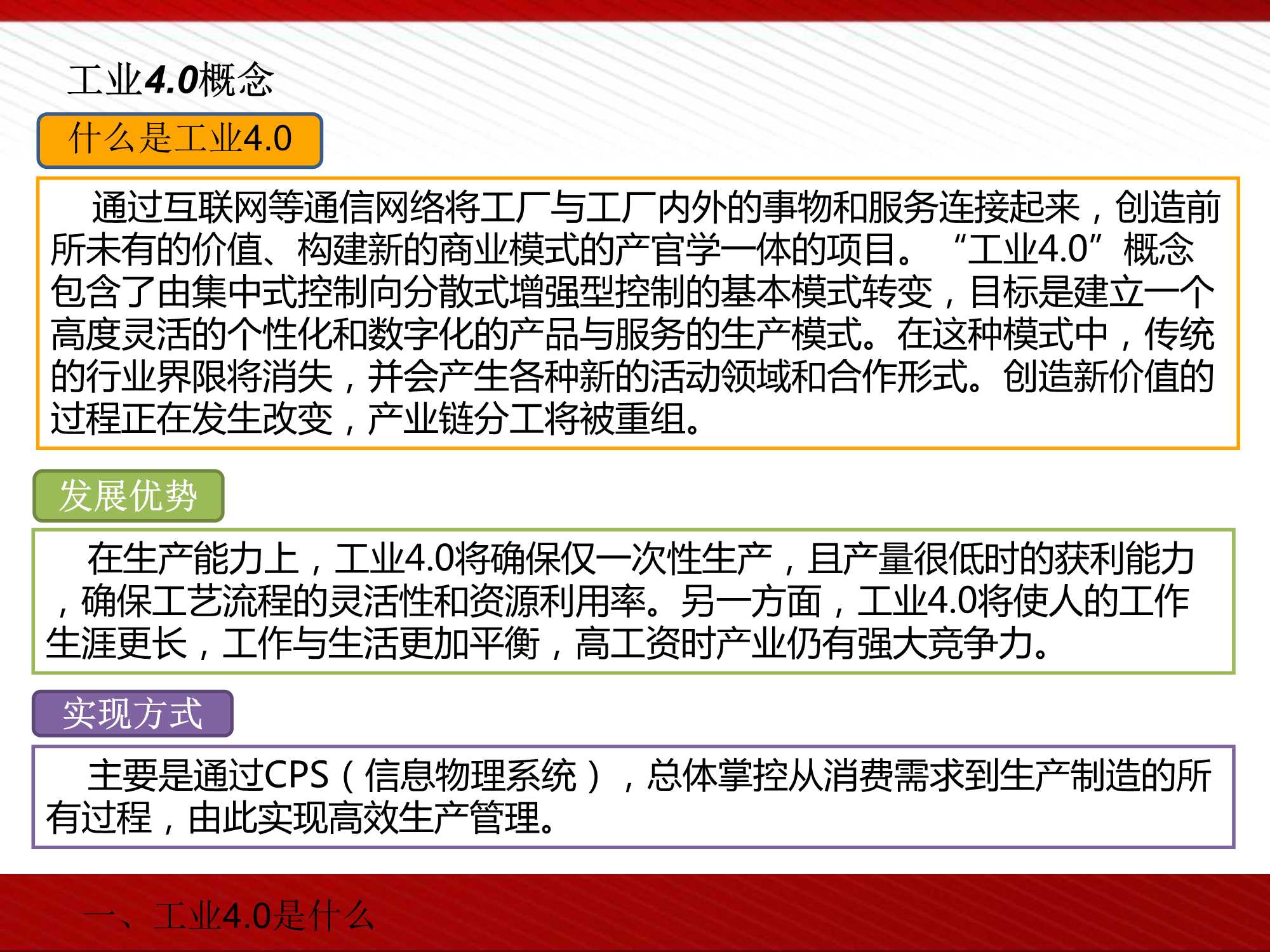 工业4.0及智能制造解决方案