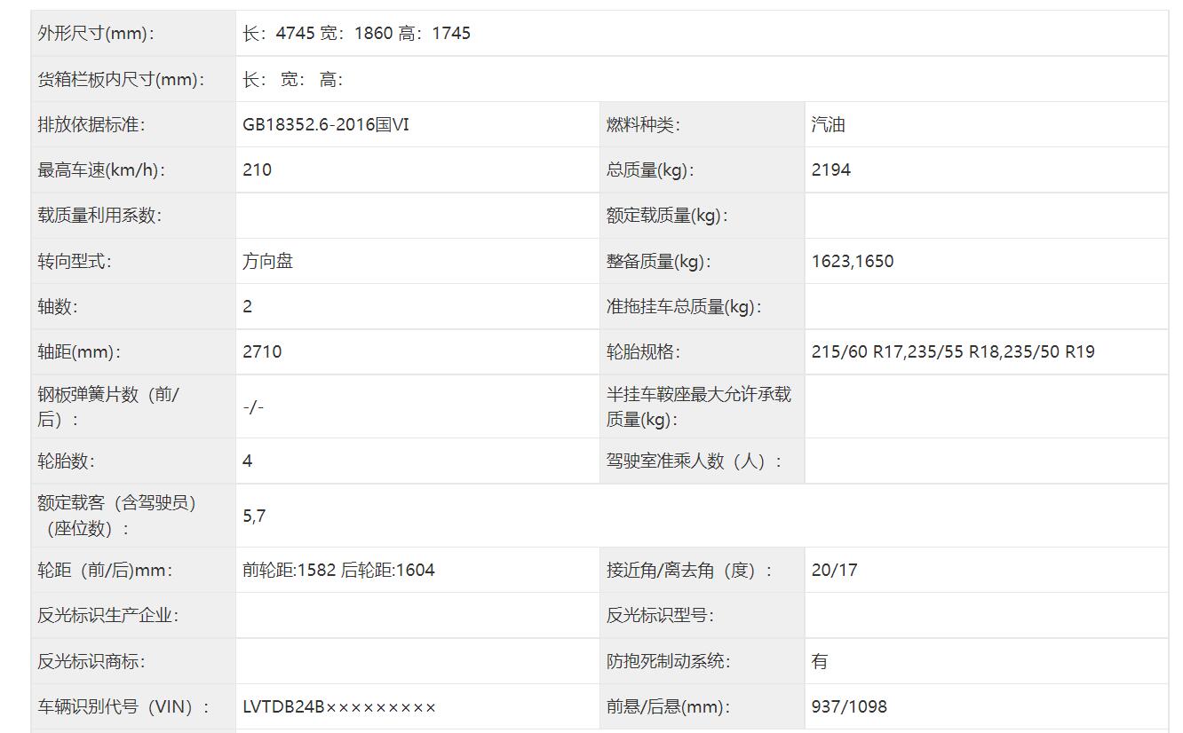 外观设计缺乏原创性，奇瑞瑞虎8 Pro申报信息曝光