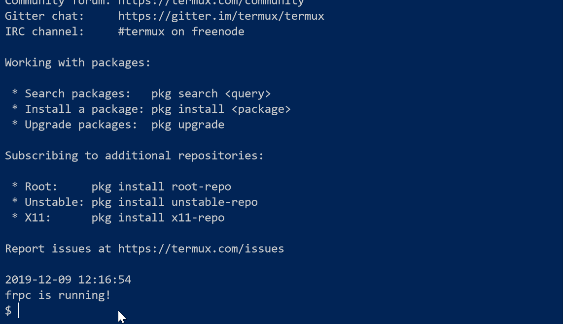 安卓手机上安装Linux开源模拟器-Termux
