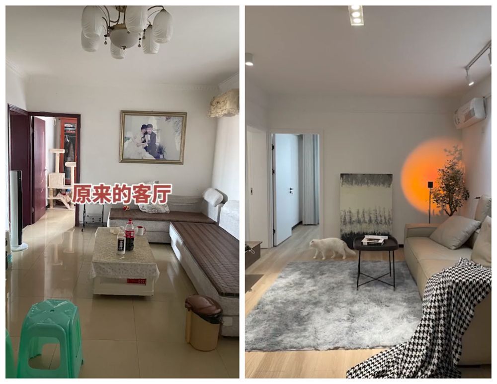 男主买下60㎡老房做婚房，再花3万进行改造，让老房彻底翻身
