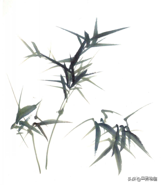 墨竹图竹枝画法（墨竹的详细步骤画法分享）