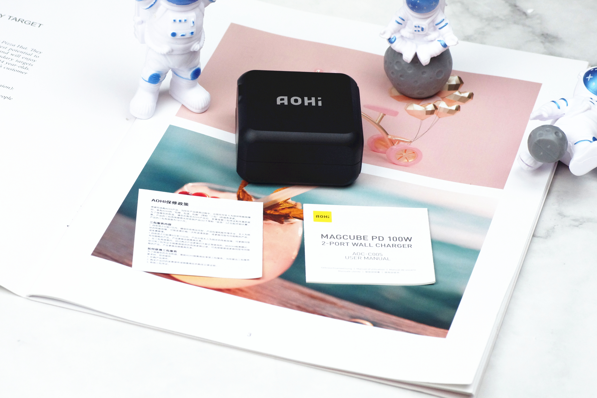 充電小鋼炮，筆記本手機都能用，Aohi 100W氮化鎵充電器體驗