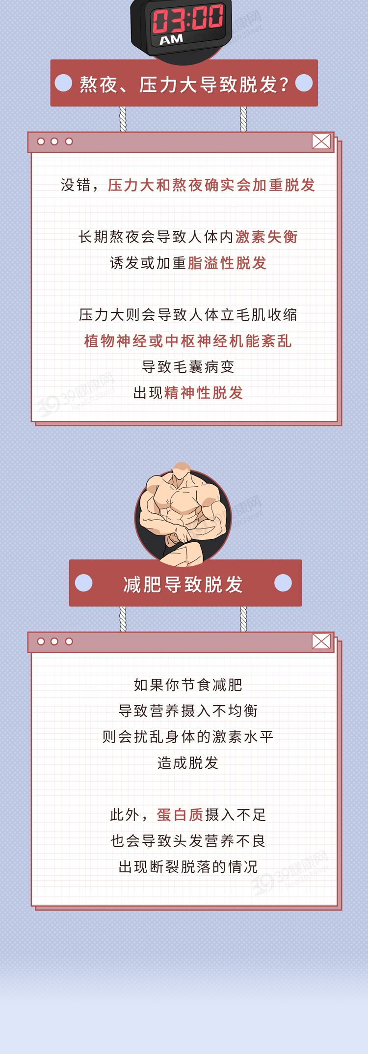 3大恶习，是脱发的“催化剂”！如果不想拖到秃头，赶紧改掉