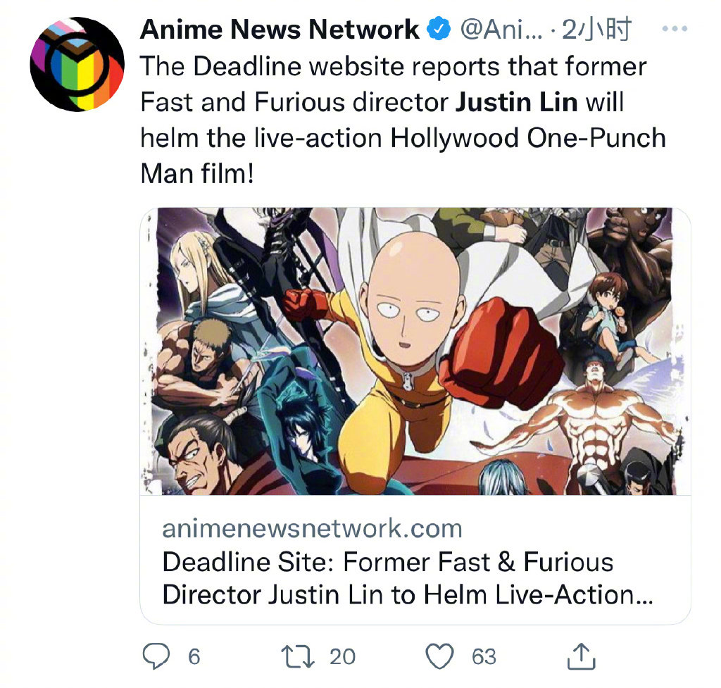 速激导演执导一拳真人版，一拳超人有多难复刻，看这里就知道了