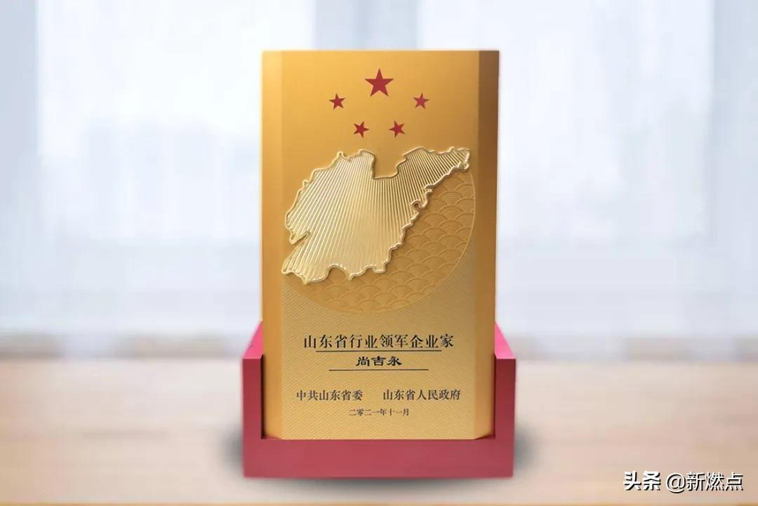 省委省政府授予万达集团尚吉永“山东省行业领军企业家”荣誉称号