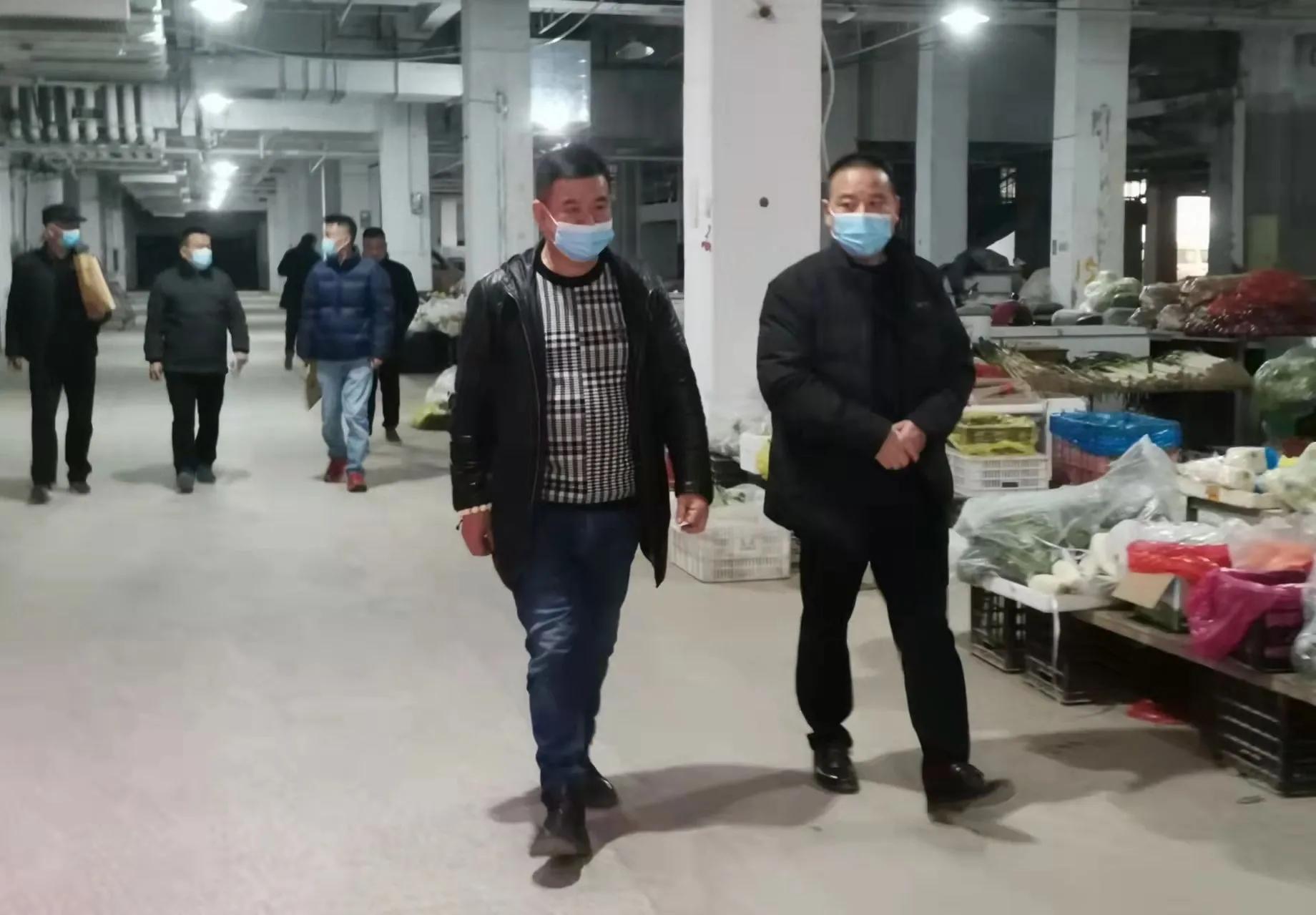 市场发展中心领导到须水农副水产品配送中心调研