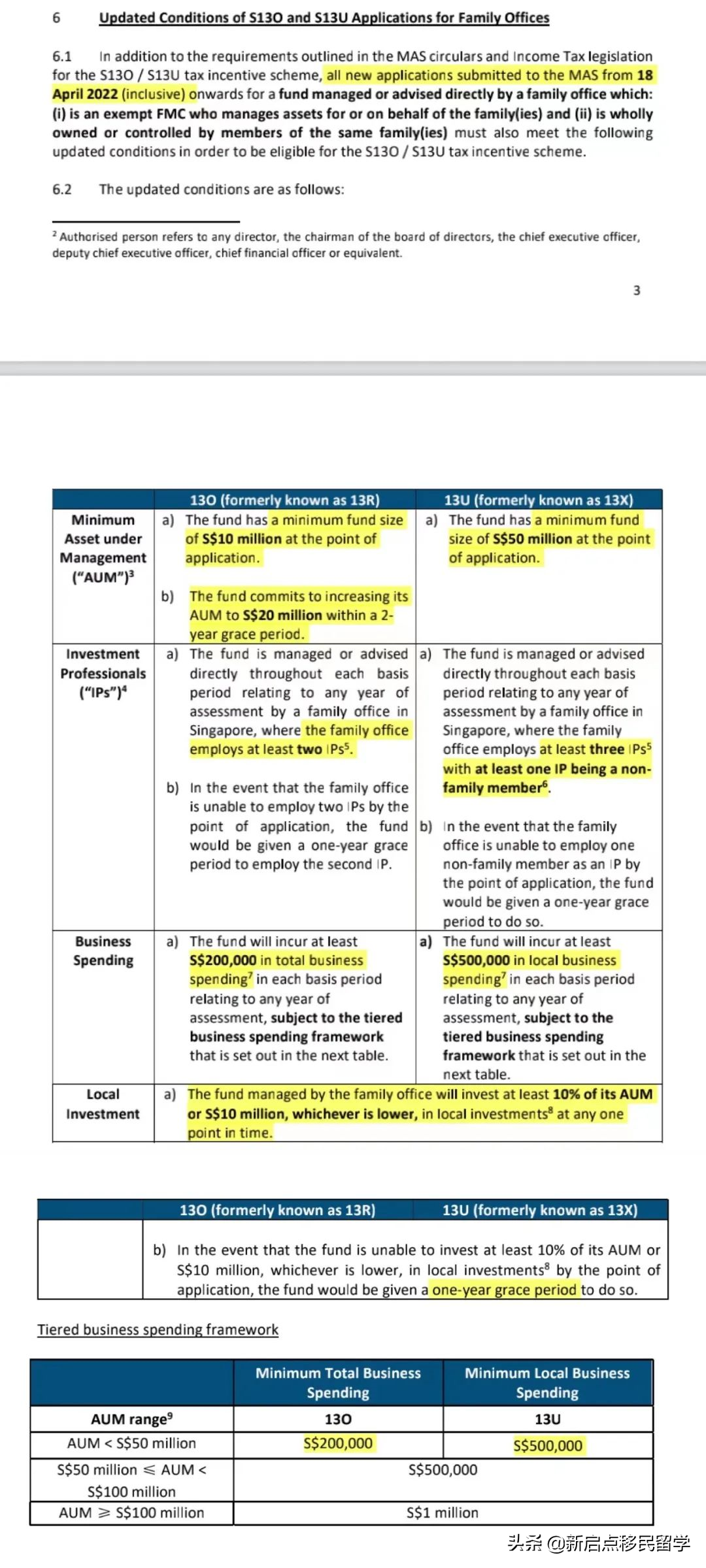 新加坡家族办公室申请门槛提高