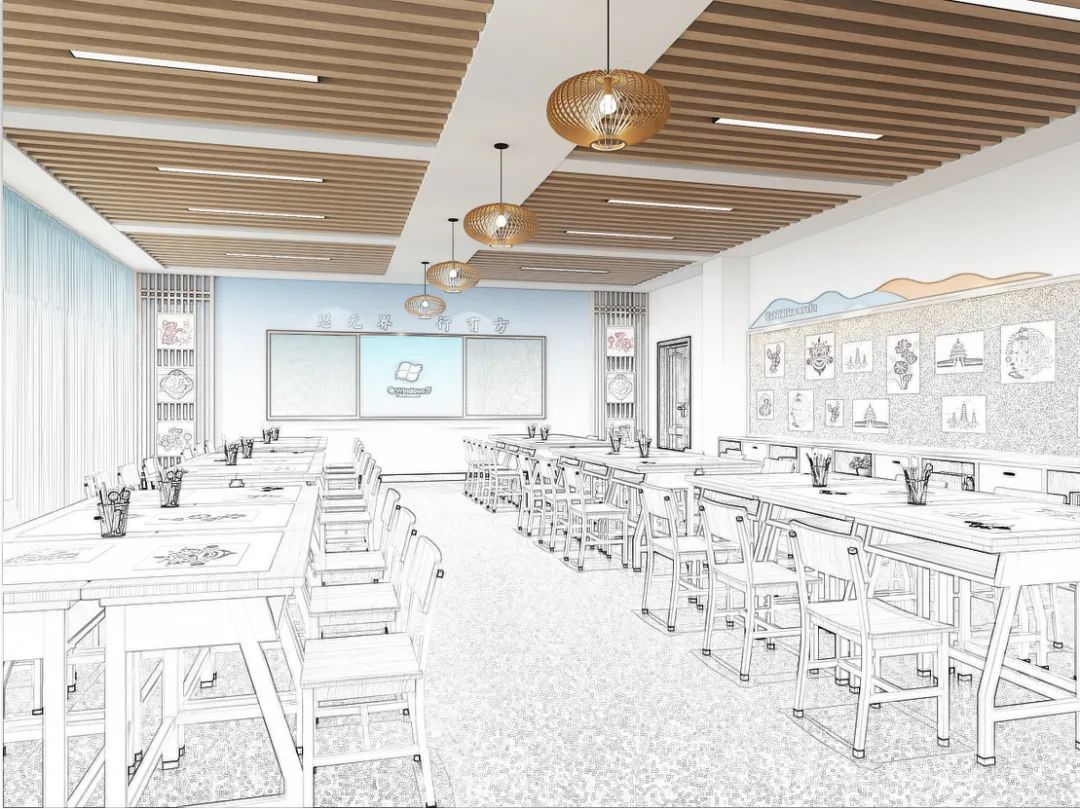 东方韵，校园景——校园文化室内篇