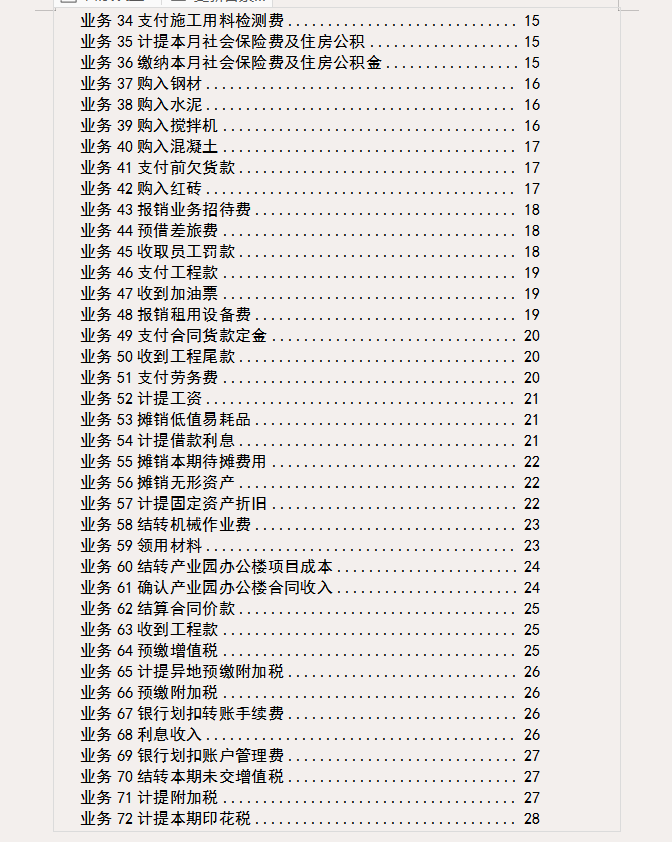 建筑会计不难做！73笔建筑公司业务账务处理案例解析，值得收藏