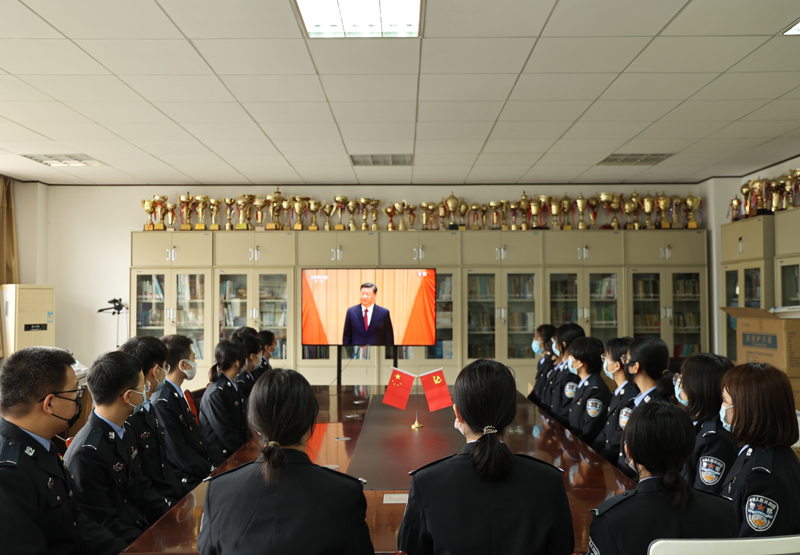 我校师生认真学习习近平总书记在庆祝中国共产主义青年团成立100周年上的重要讲话精神