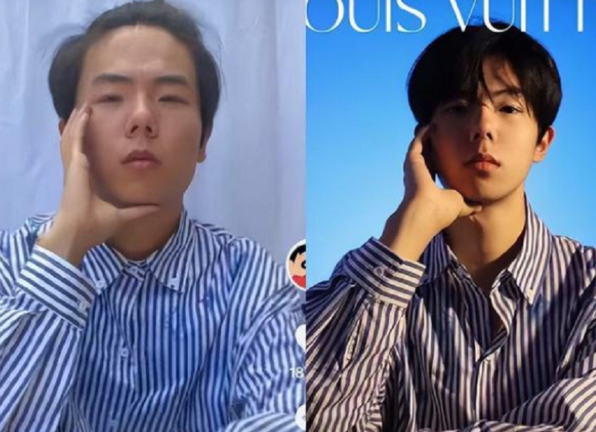 男大学生“天花板”走红，19岁逆袭国际超模，化妆前后判若两人