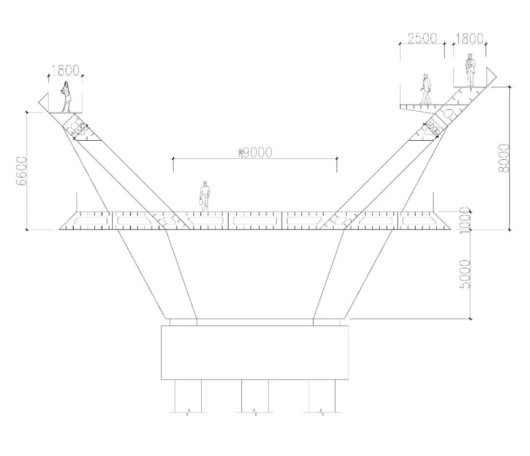 一叶扁舟——秦淮新河入江口步行桥设计方案 / 非常建筑 FCJZ