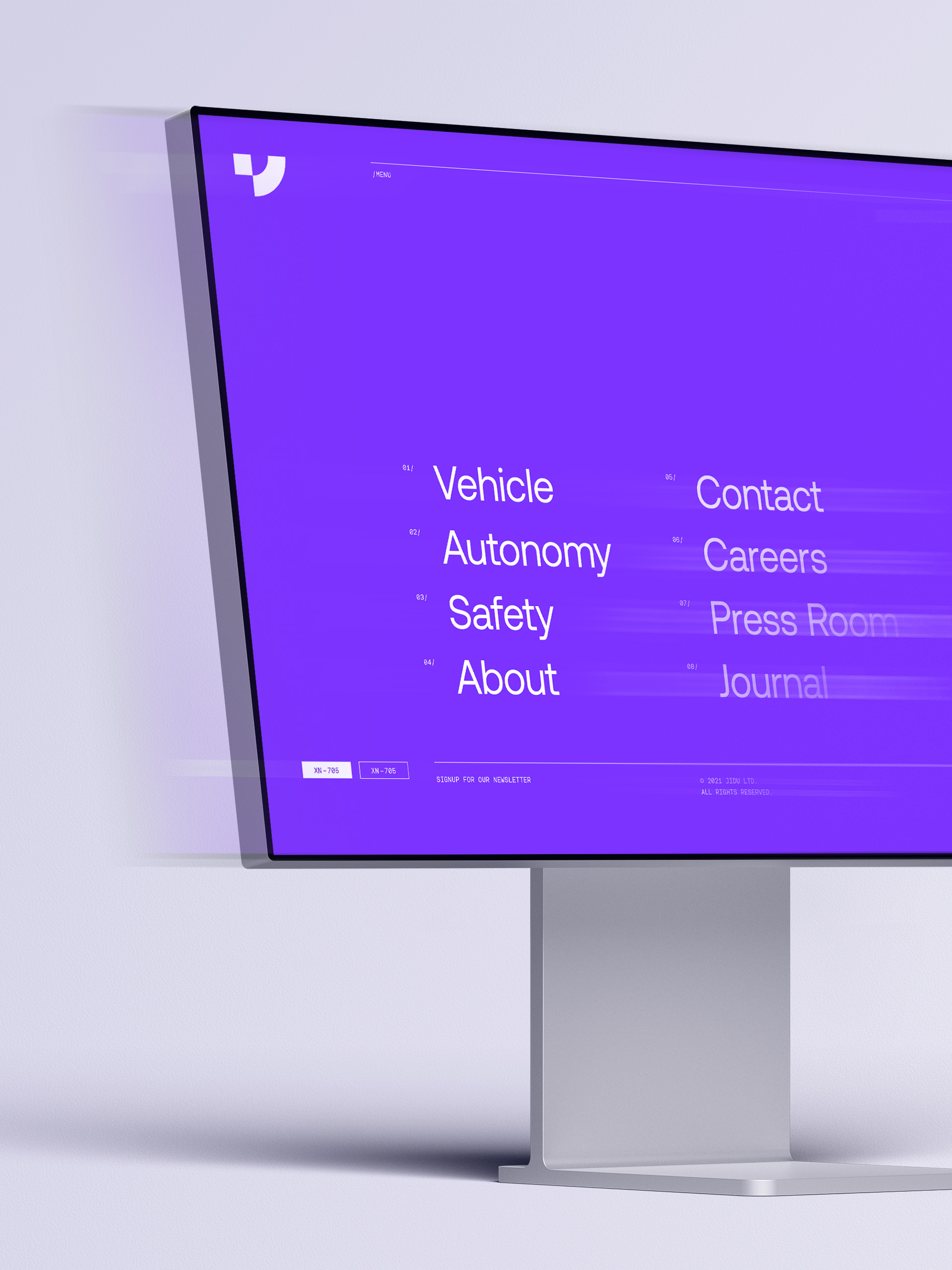 JIDU集度汽车logo设计via:oker