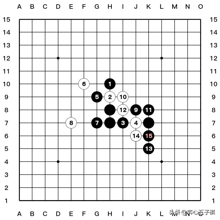 值得收藏的五子棋必胜棋型进攻路线演示37幅图
