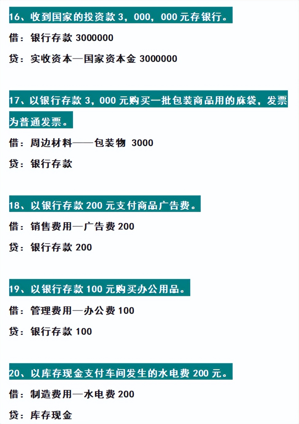 财务经理：连基本会计分录都不会一律不用，附100个会计分录案例