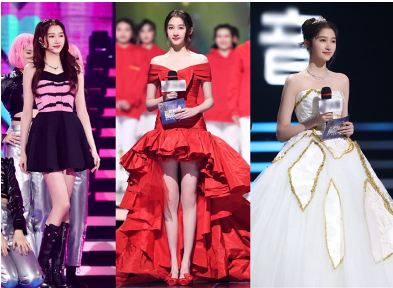 为了秀资源而穿高定？热巴穿高定卖货，关晓彤AB穿错场合失了得体