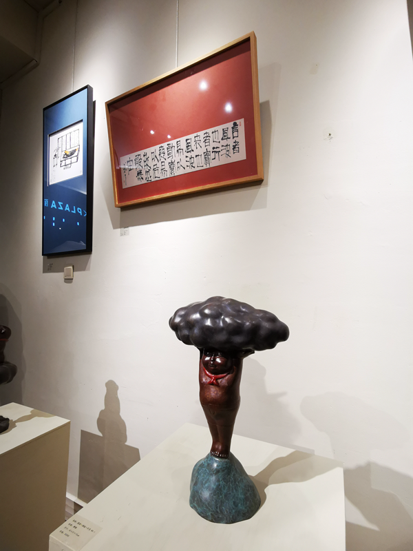 吳梁焰、飛了、可夫三人藝術聯展正在北京高碑店無憂空間隆重展出