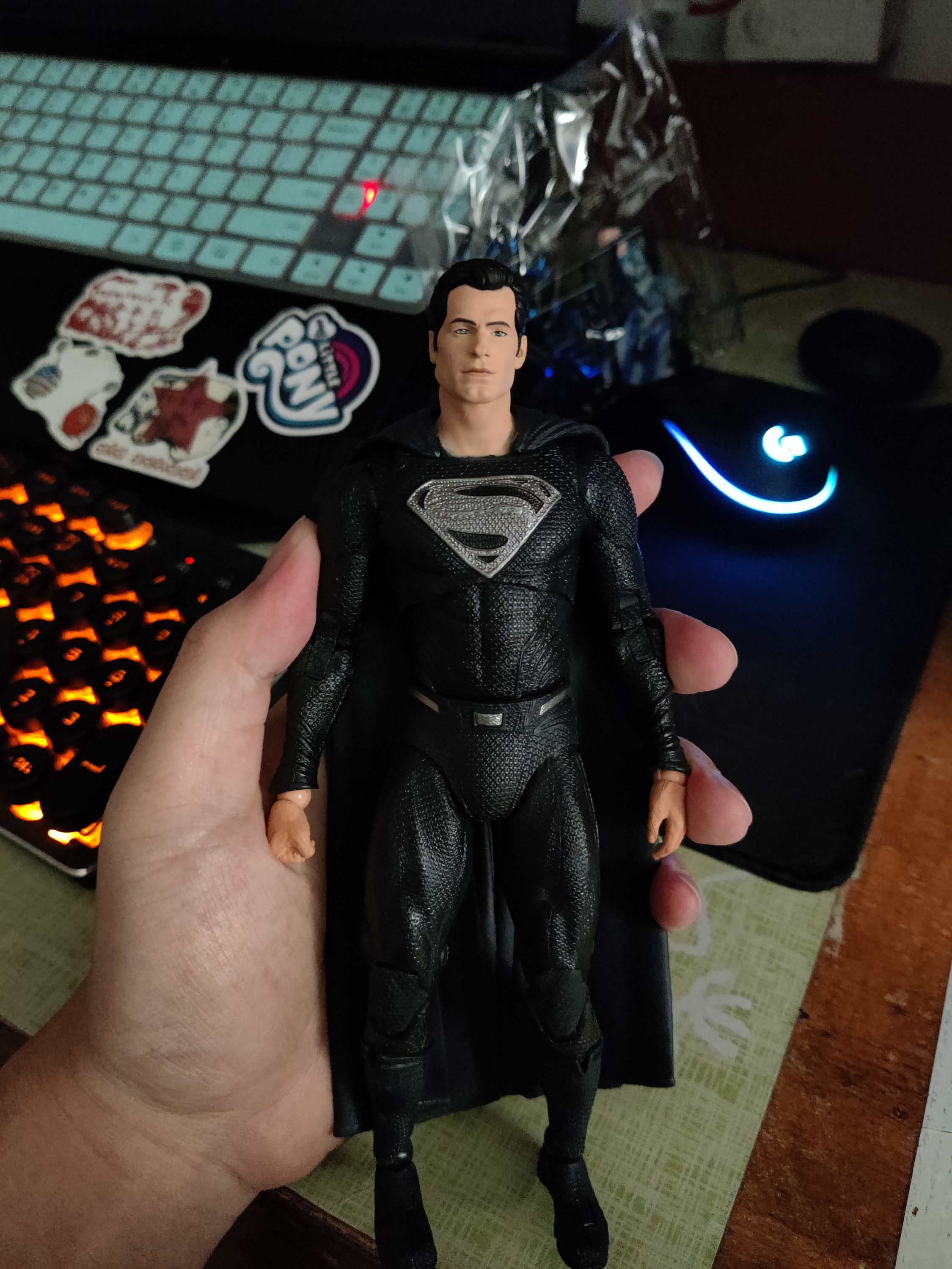 「玩具开箱」《正义联盟导剪版》黑战服超人
