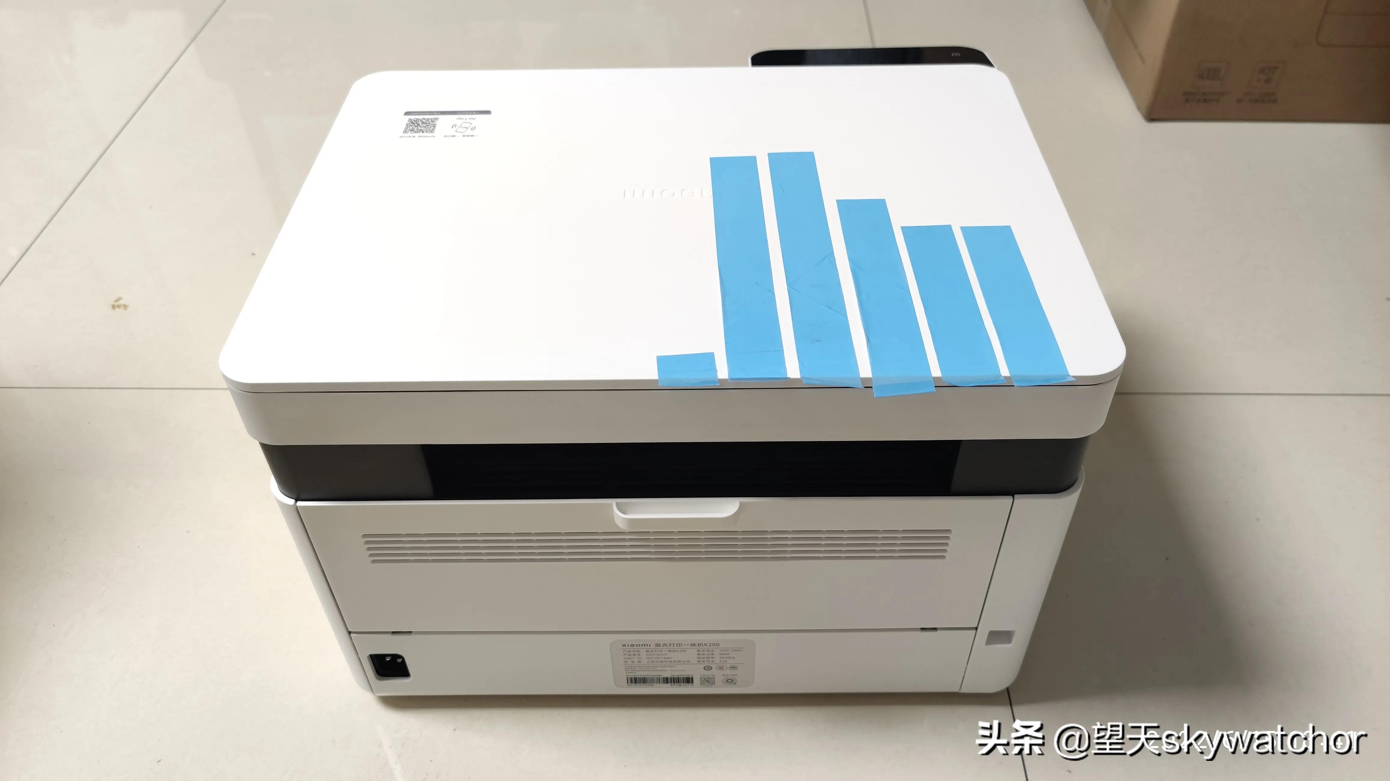 评小米系列五. 体验小米激光打印一体机K200