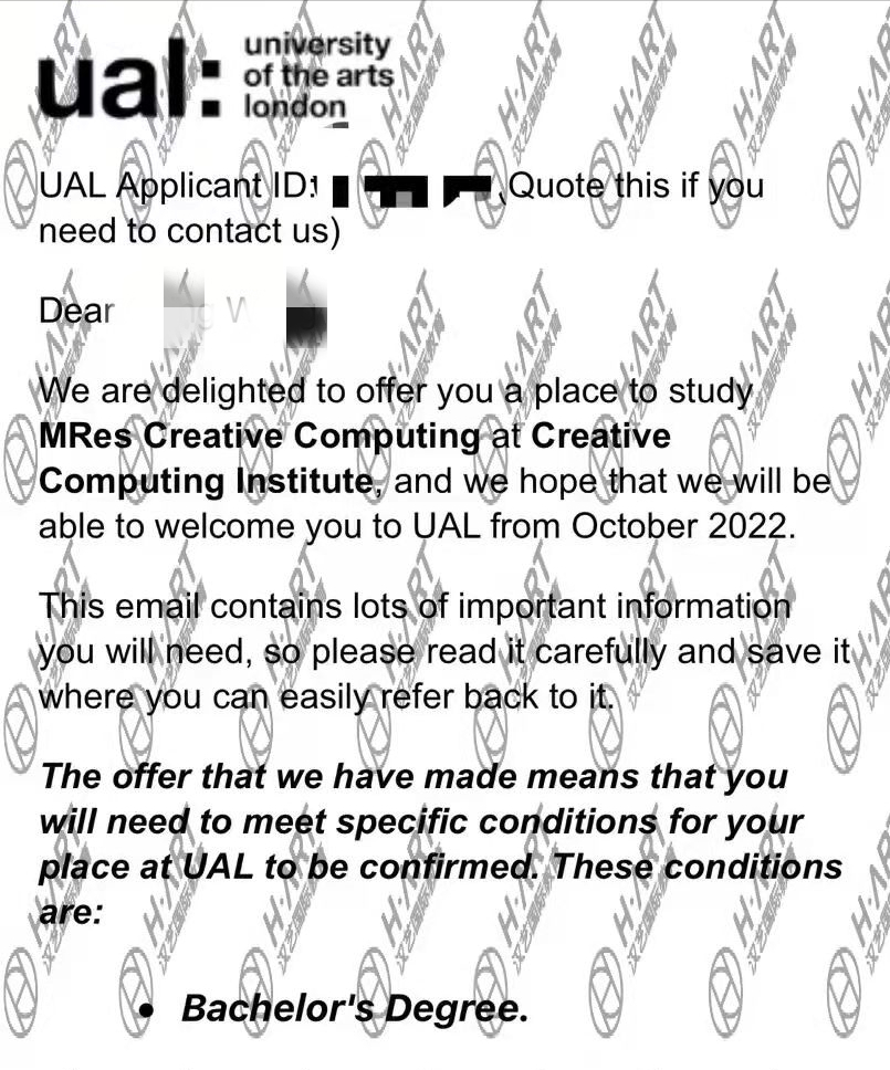 法律转艺术，半年我拿了伦艺4张offer