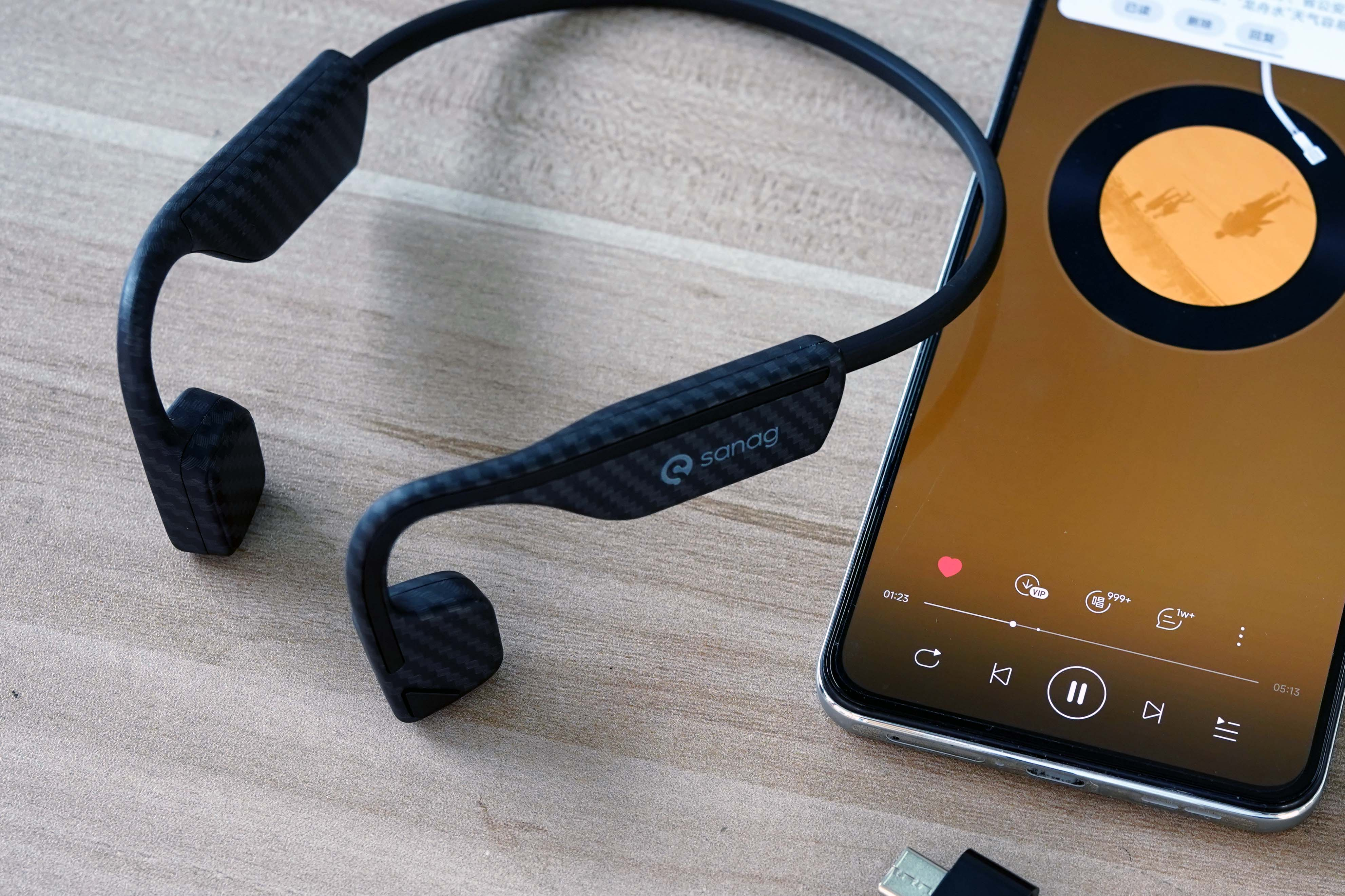 碳纤加身，使用体验再升级，Sanag A11S Pro MAX气传导运动蓝牙耳机