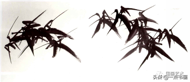墨竹图竹枝画法（墨竹的详细步骤画法分享）