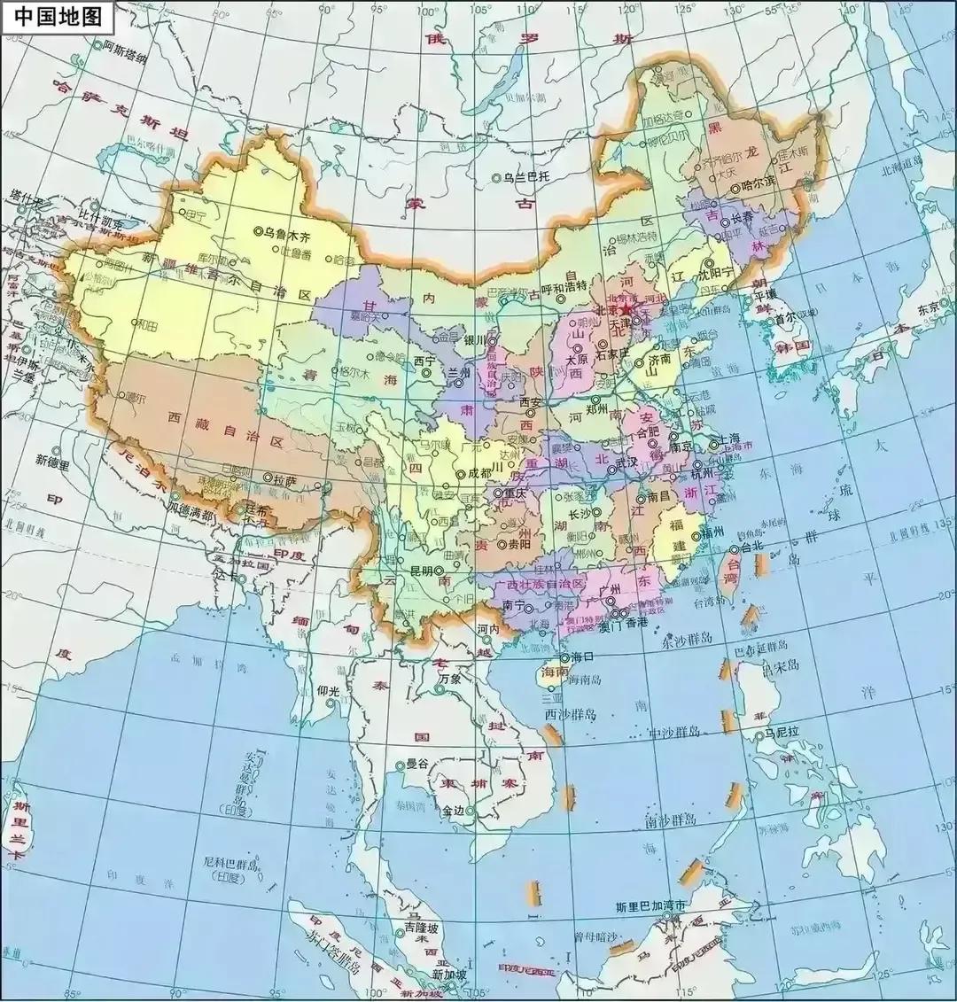 2022年中国各种地图