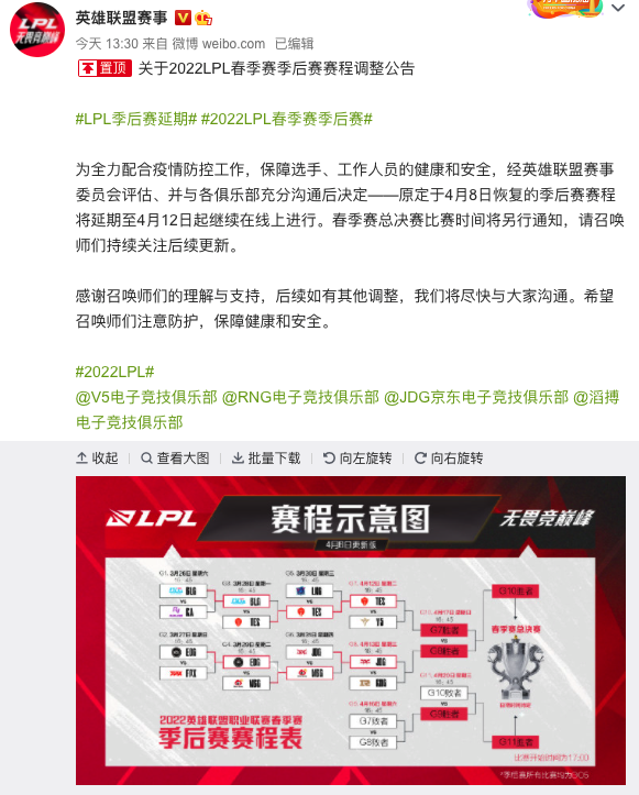 nba季后赛为什么延后(LPL季后赛再次延后，线上赛如今为何不能了？因为缺人啊)