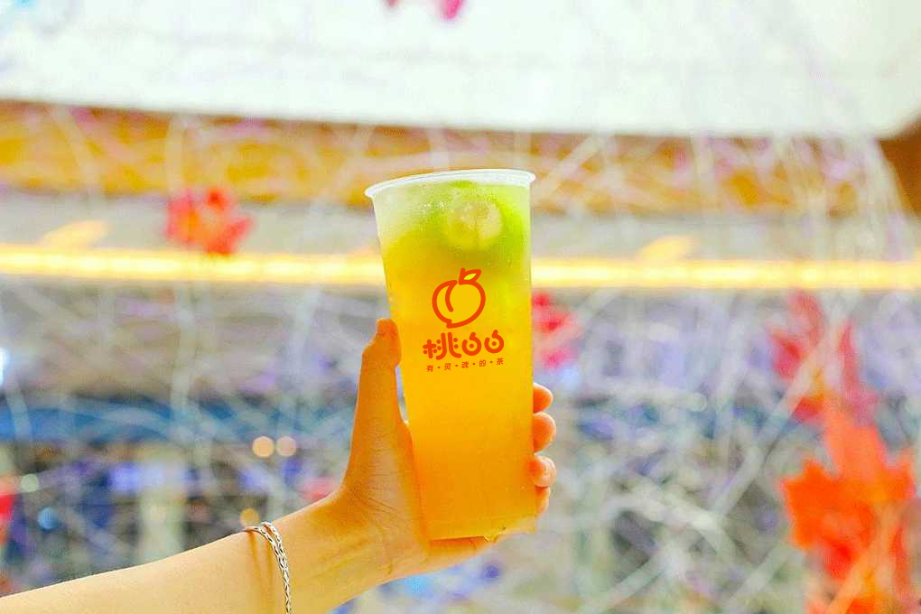 正本設計｜桃白白 網紅茶飲品牌LOGO設計