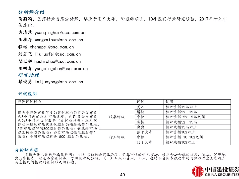 中信建投贺菊颖:医药行业返璞归真,迎接高质量发展