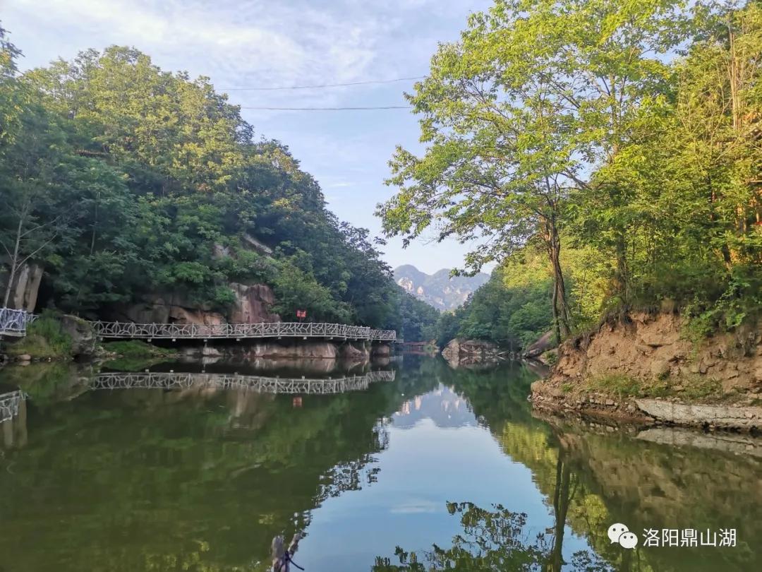 洛阳鼎山湖：湖光山色，天光云影