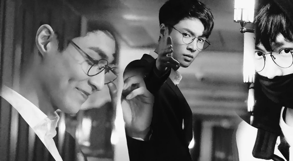 同样是“眼镜造型”，把肖战王一博和吴启华放一起，差距就出来了