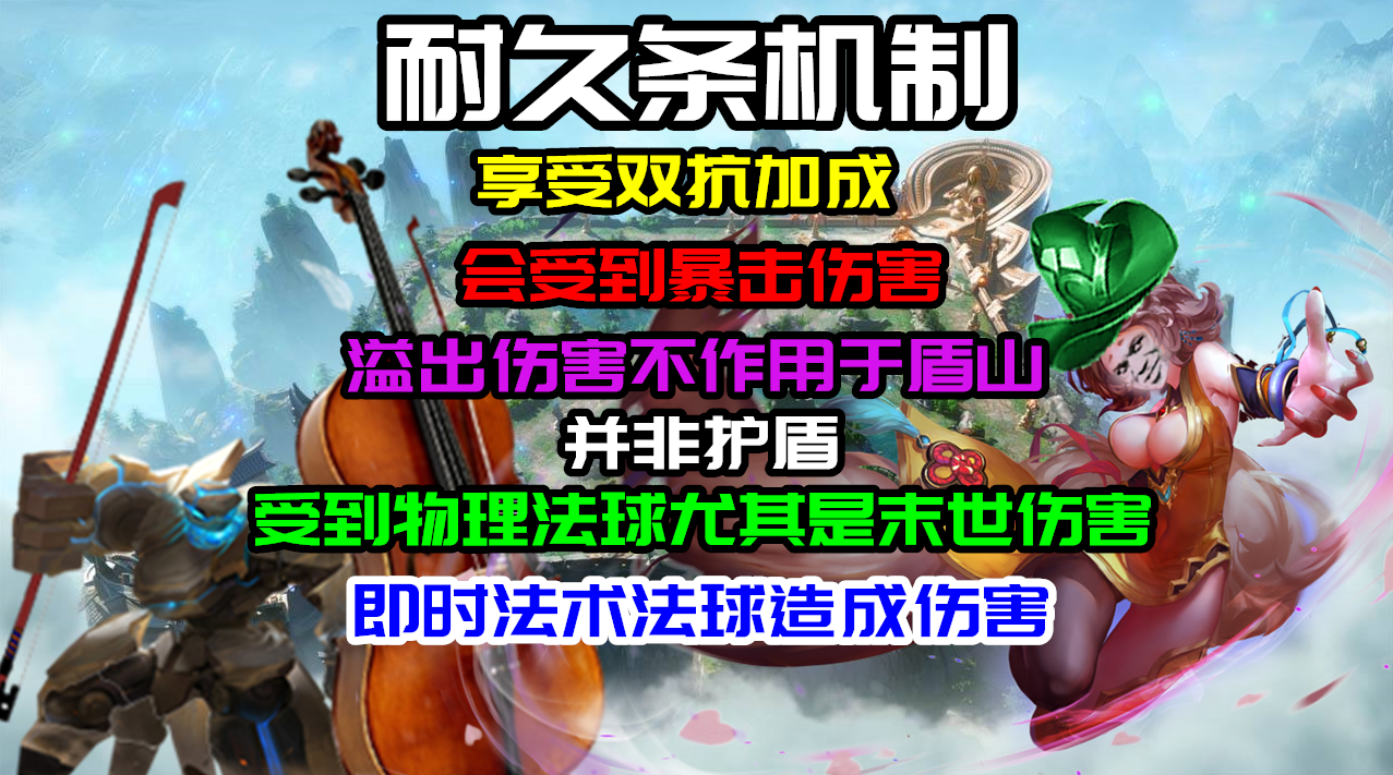 新版盾山机制测试：举盾计算双抗，末世是一生之敌