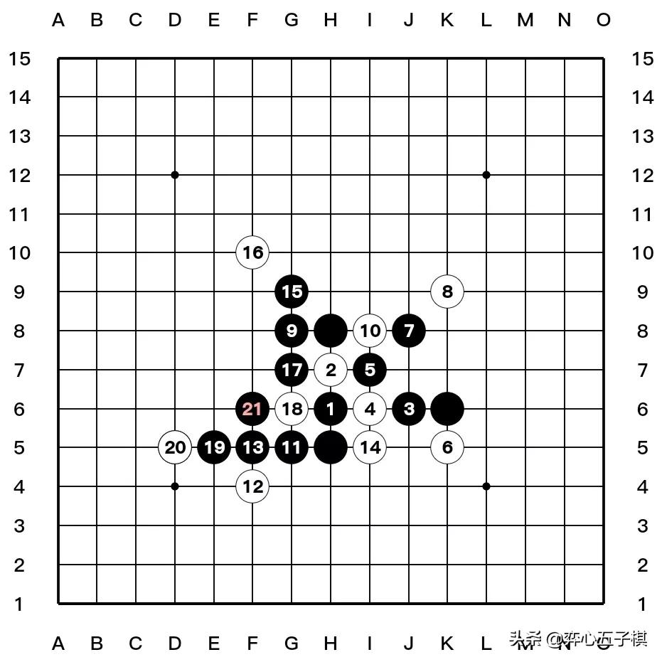 值得收藏的五子棋必胜棋型进攻路线演示37幅图
